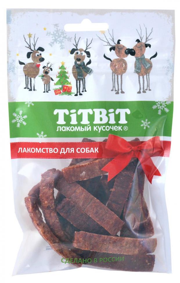 

Лакомство для собак TITBIT гуляш из говядины, 65 г