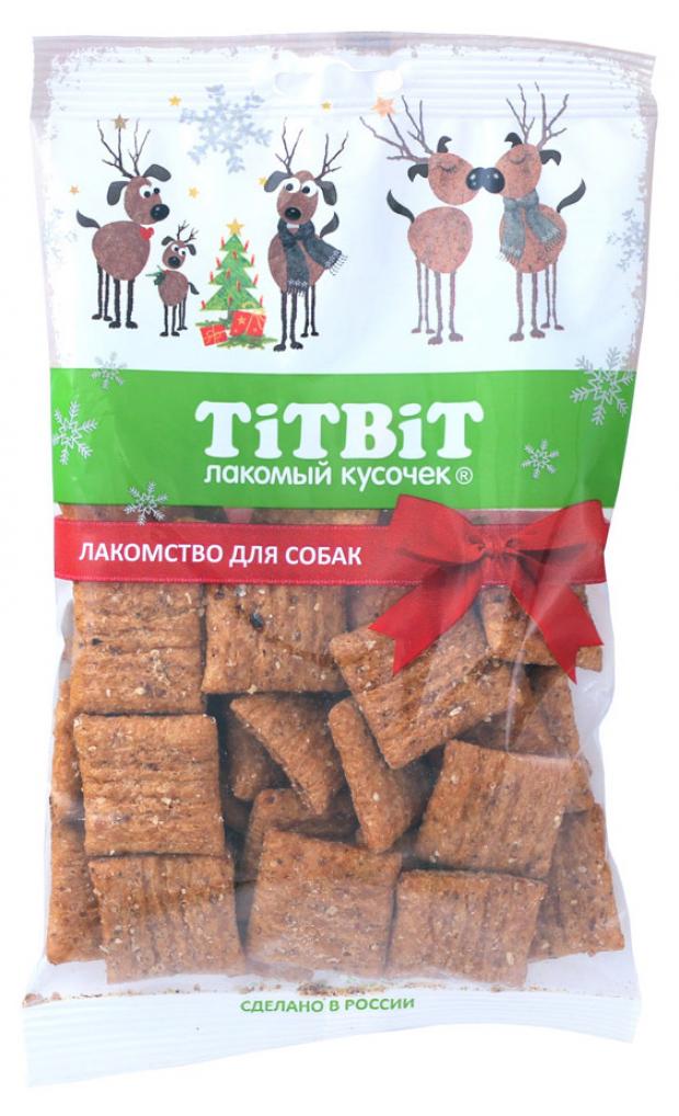 

Лакомство для собак TITBIT начос в мясной обсыпке, 75 г