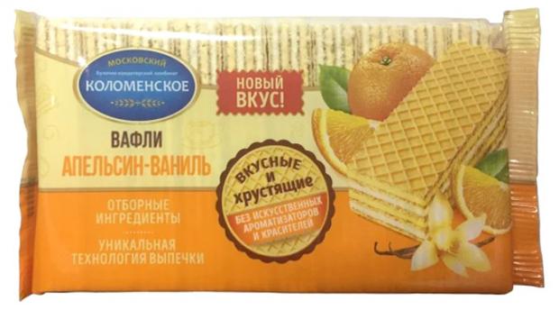 

Вафли «Коломенское» хрустящие ваниль и апельсин, 200 г
