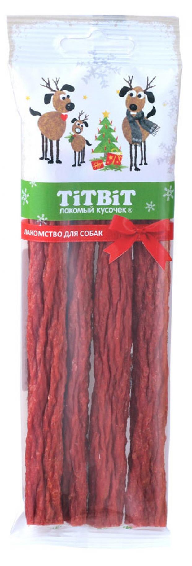 

Лакомство для собак TITBIT колбаса Традиционная, 80 г