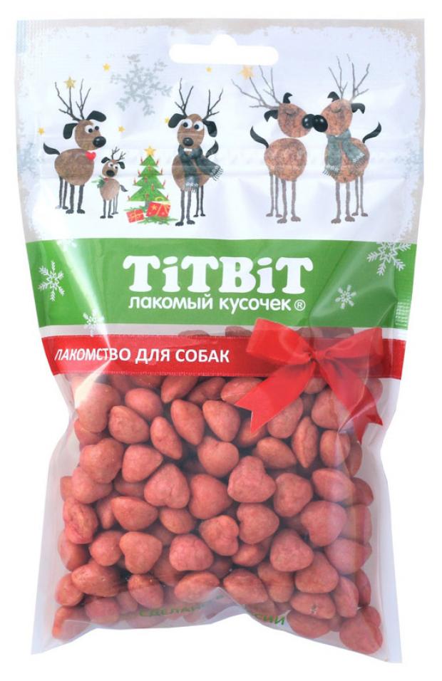 

Лакомство для собак TITBIT сердечки глазированные, 70 г