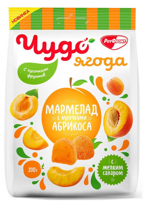

Мармелад «Рот Фронт» Чудо-ягода с кусочками абрикоса, 200 г