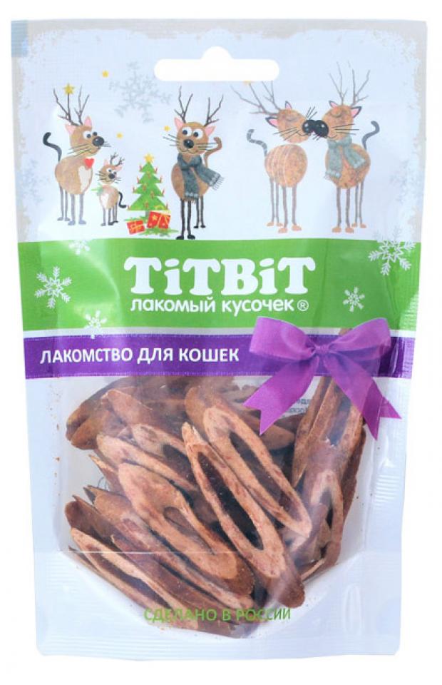 

Лакомство для кошек TITBIT колечки мясные, 40 г