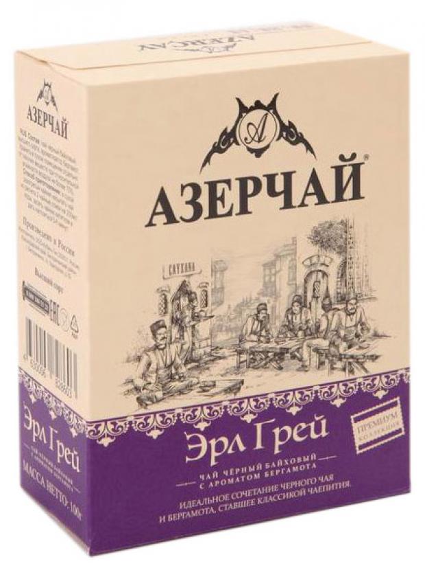 

Чай черный «Азерчай» Эрл Грей с ароматом бергамота листовой, 180 г