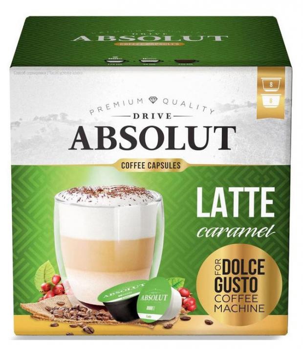 

Кофе в капсулах Absolut Latte Caramel, 16 шт