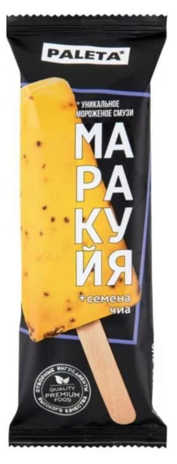 Фруктовый лед Paleta с Маракуйя и семена чиа 70 г 111₽