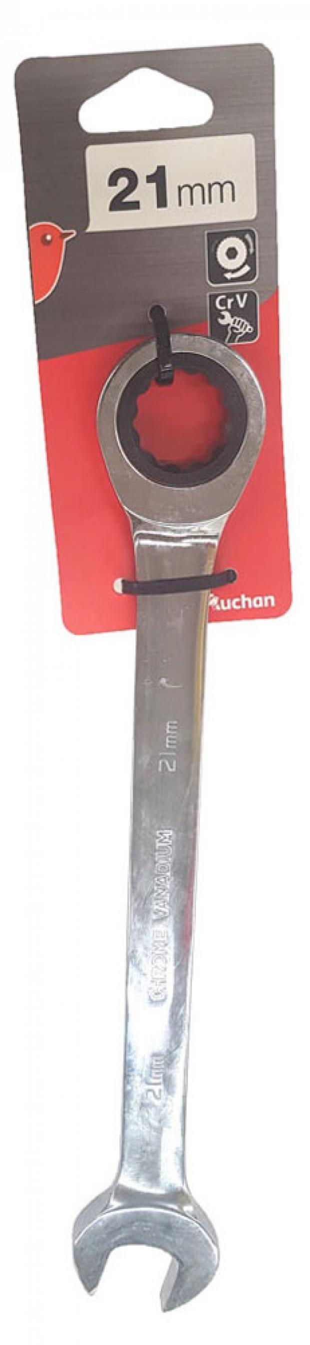 

Ключ комбинированный АШАН трещеточный, 21 мм