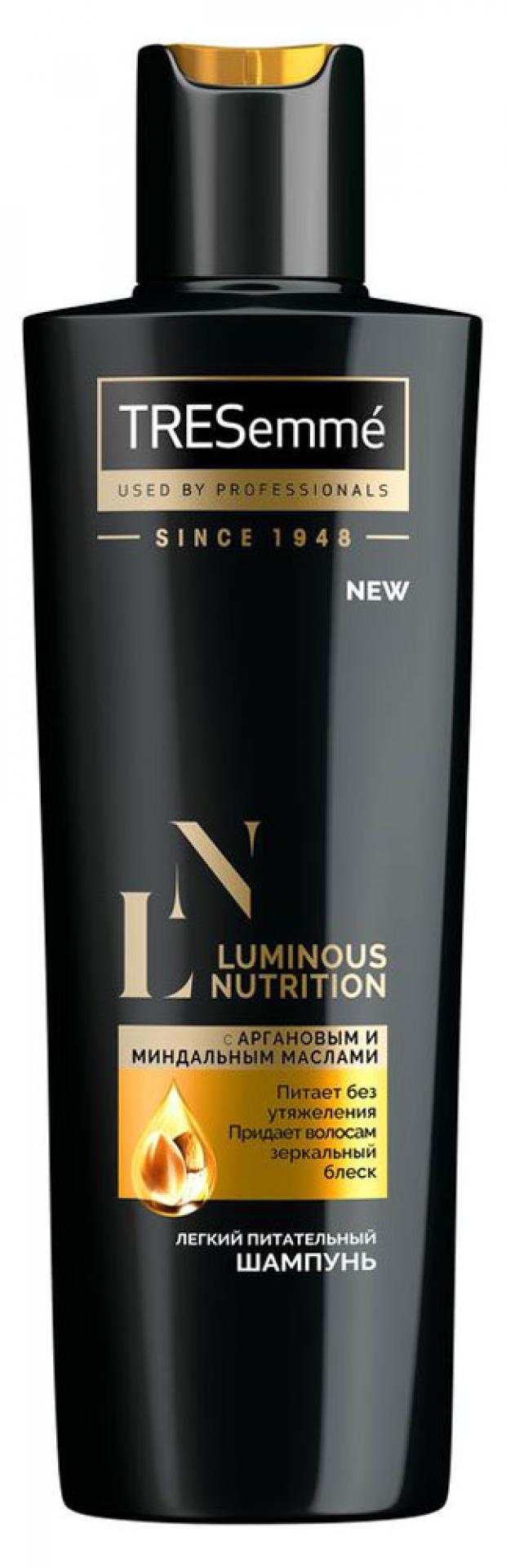 

Шампунь для волос Tresemme Luminous Nutrition питательный, 230 мл