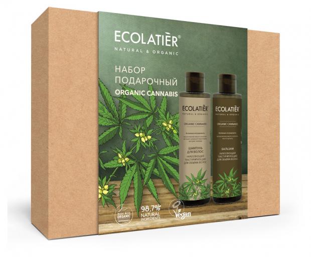 

Подарочный набор Шампунь для волос Ecolatier Organic Cannabis Укрепляющий текстурирующий для объема волос + Бальзам для волос Ecolatier Organic Cannabis Укрепляющий текстурирующий