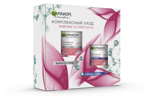 

Подарочный набор Крем для лица дневной Garnier Антивозрастной уход с протеинами риса 45+, 50 мл + Крем для лица ночной Garnier Антивозрастной уход с протеинами риса 45+, 50 мл