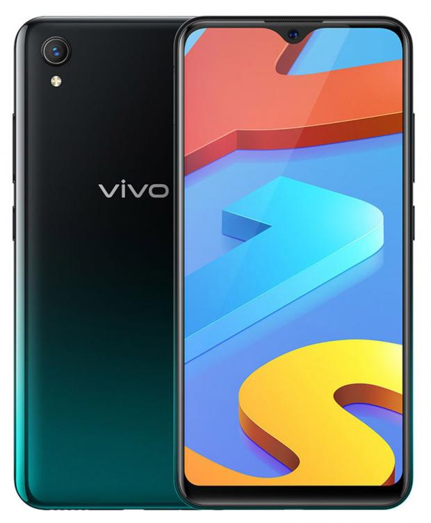 фото Смартфон vivo y1s 2/32gb оливковый чёрный