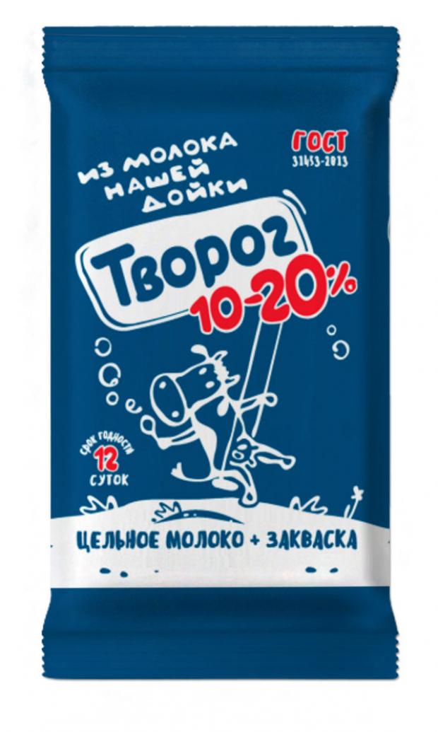 Творог Нашей дойки из цельного молока 10-20 180 г 74₽