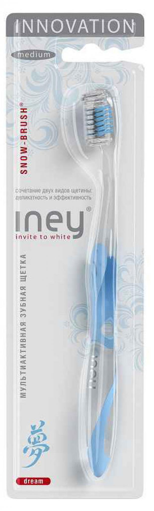 

Зубная щетка Iney Snow-Brush Dream средняя жесткость, 1 шт