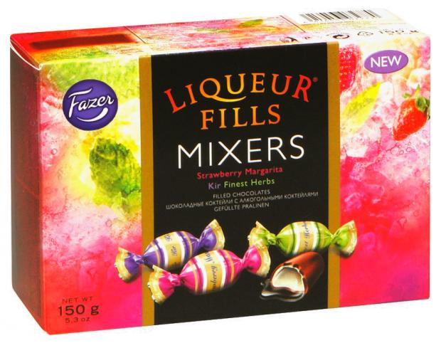 

Набор конфет Fazer LIQUEUR FILLS MIXERS с алкоголем, 150 г