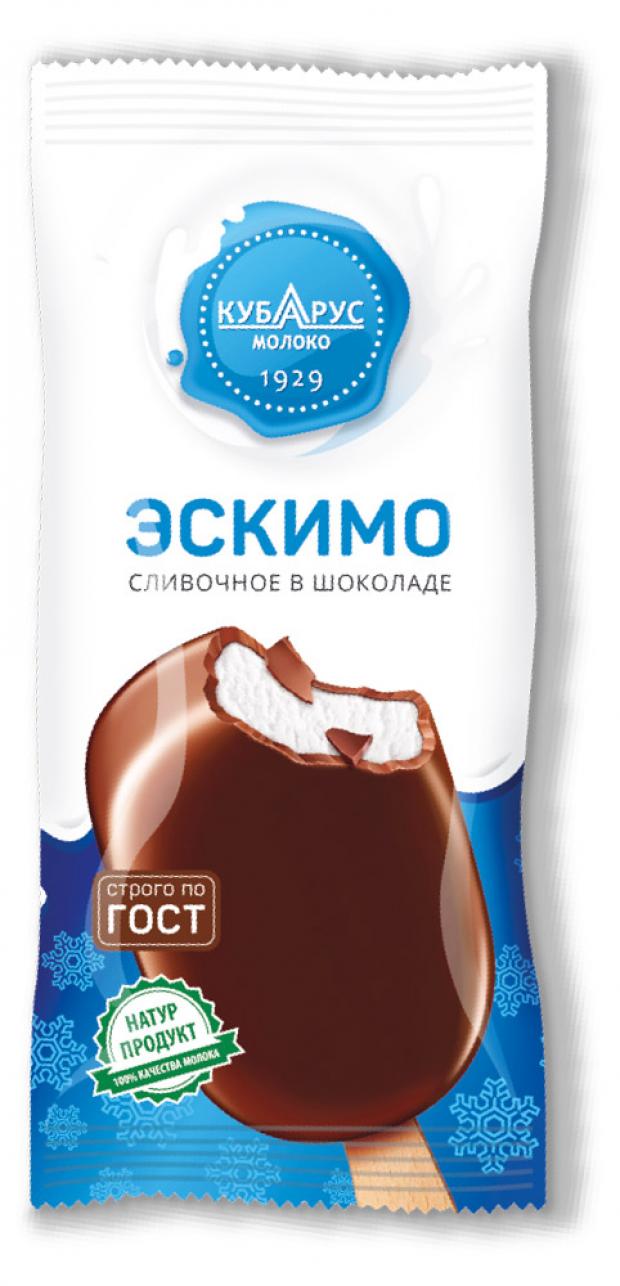 

Мороженое эскимо «Кубарус» сливочное в глазури, 80 г