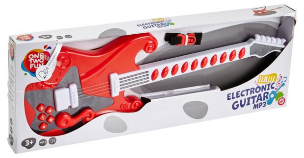 

Электрогитара игрушечная ONE TWO FUN, 60 см