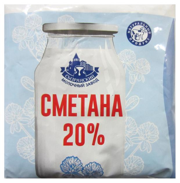 

Сметана «Сызранский молочный завод» 20%, 400 г