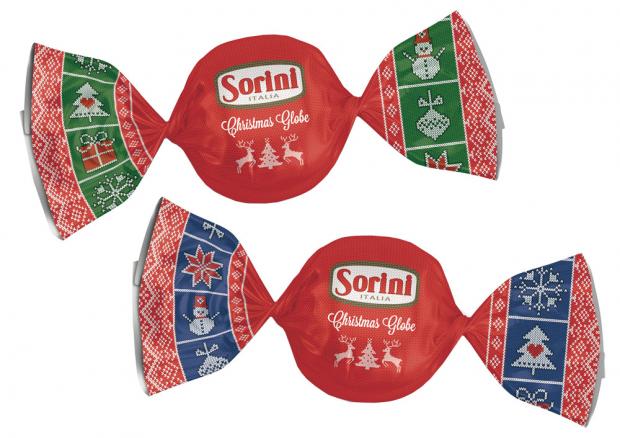 

Набор конфет Sorini Christmas Globe Красный шар, 450 г