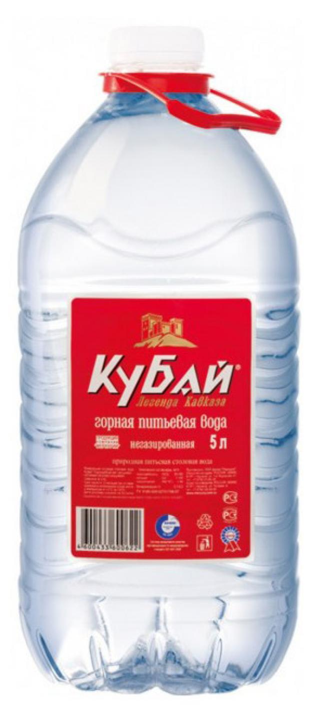 

Вода питьевая «Кубай» негазированная, 5 л