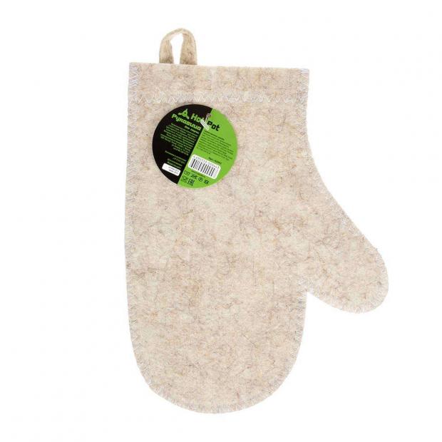 Рукавица для сауны Hot Pot войлочная 75₽