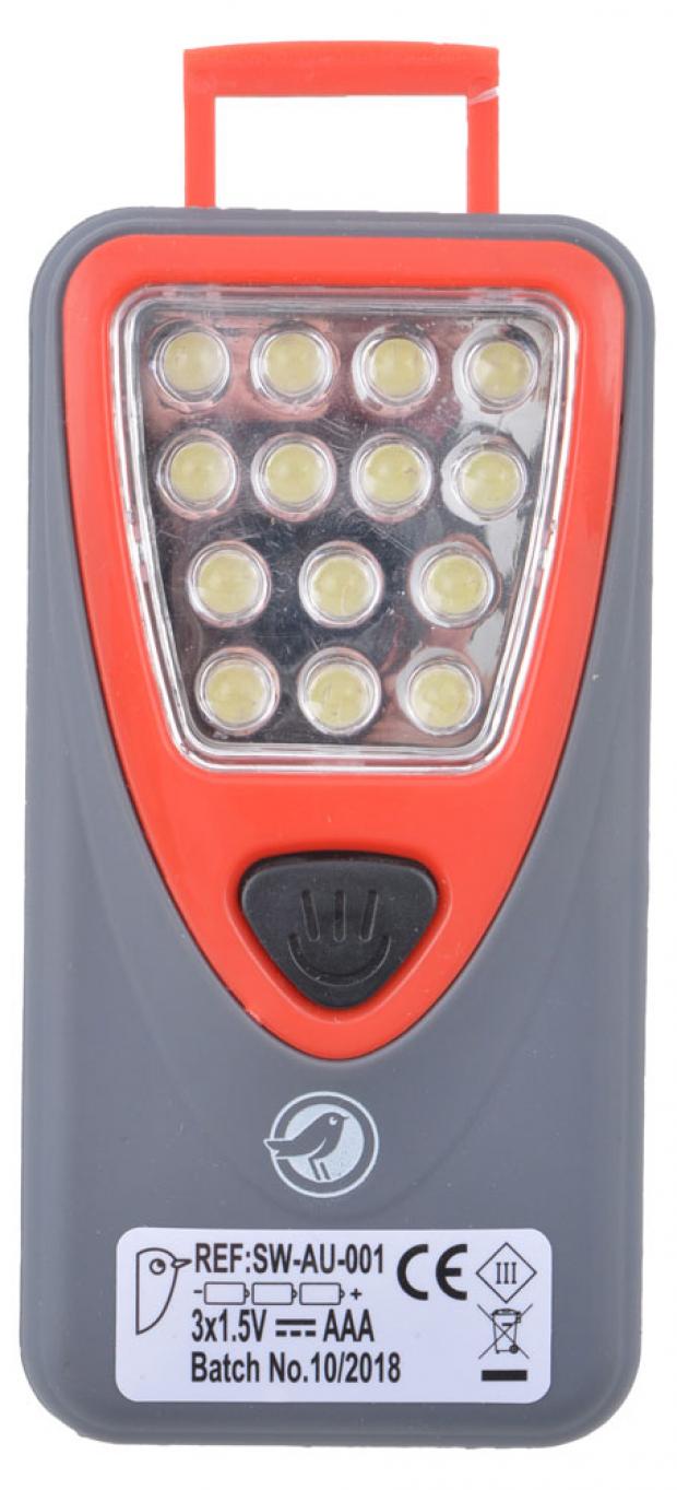 

Фонарь светодиодный Auchan Красная с магнитом 14LED
