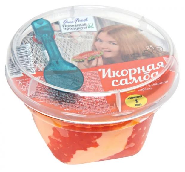 

Икра красная имитированная «Полезные продукты» Самба с майонезом, 180 г