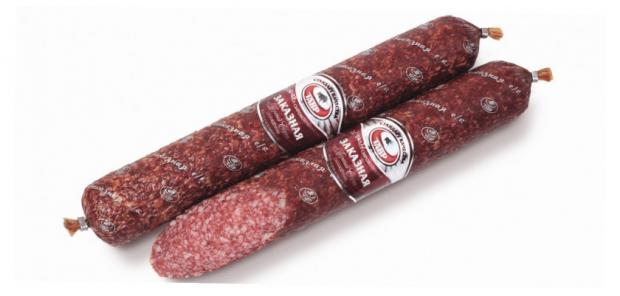 

Колбаса сырокопченая «Тавр» Заказная, 200 г