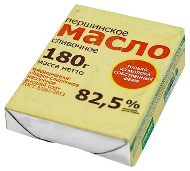 

Масло сливочное «Першинское» традиционное ГОСТ 82,5%, 180 г