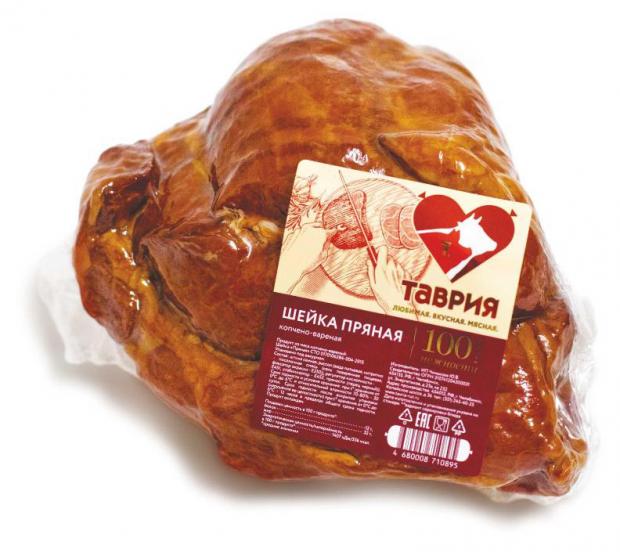 

Шейка копчено-вареная «Таврия» Пряная свиная, 1 упаковка (0,5-1 кг)