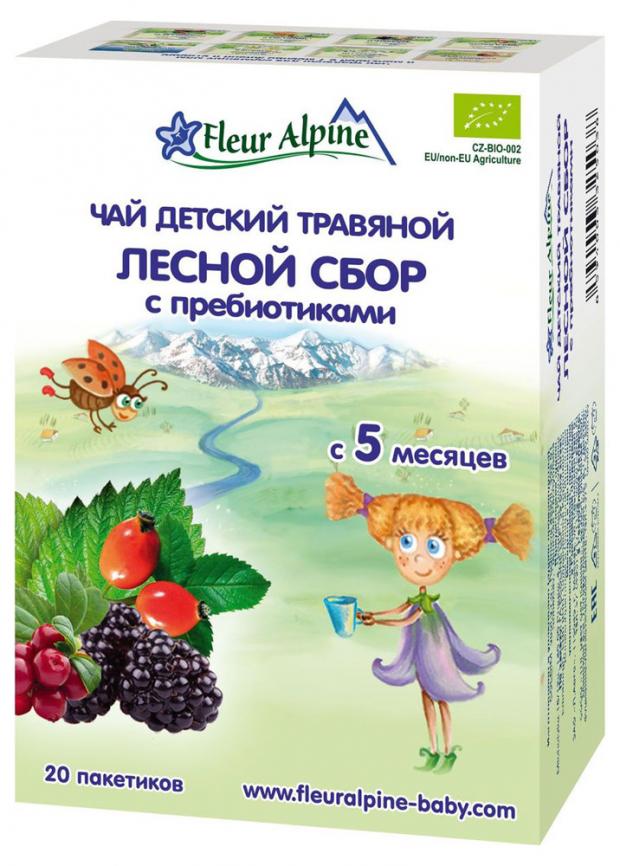 

Чай травяной детский Fleur Alpine лесной сбор с 5 мес, 30 г
