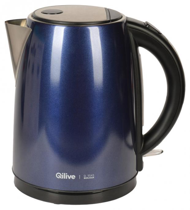 

Чайник электрический Qilive Q.5545 металлический синий