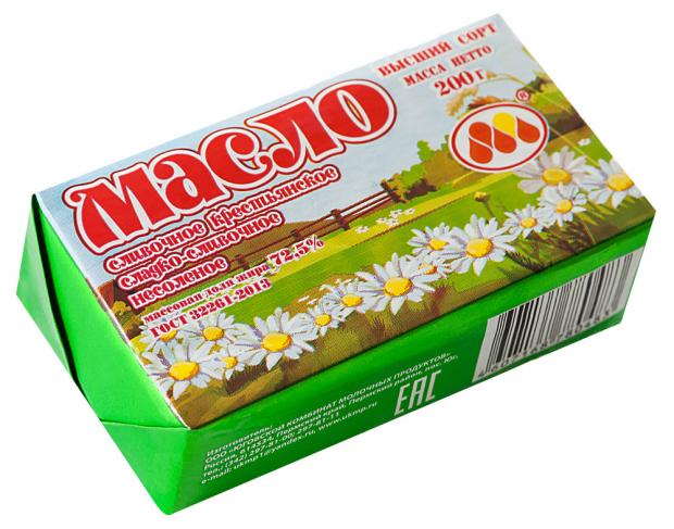 

Масло сливочное «Маслозавод Нытвенский» 72,5%, 200 г