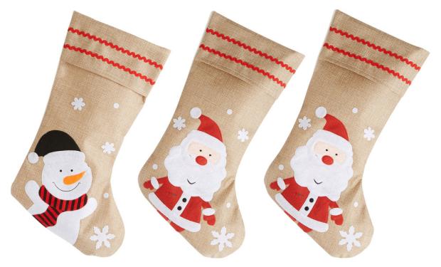 

Носок декоративный джутовый, 46 см