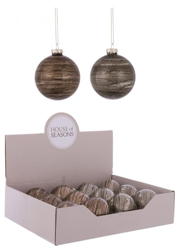 

Шар стеклянный House of Seasons коричневый Ø8 см