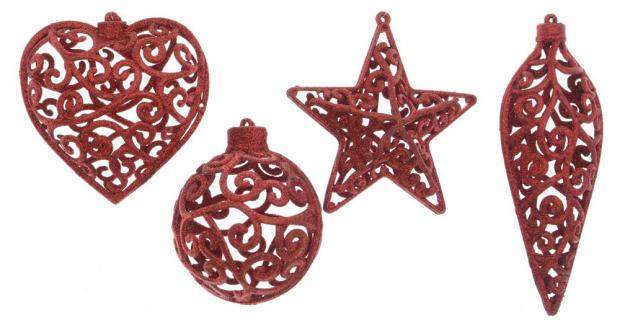 

Подвеска Decoris пластиковая красная