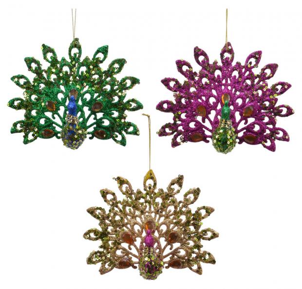 

Подвеска новогодняя Decoris Жарптица, 4x15,3x13 см