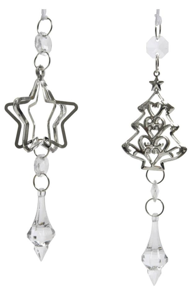 

Подвеска новогодняя Decoris металлическая, 4,5x3x15 см