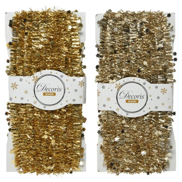 

Мишура Decoris золотистая