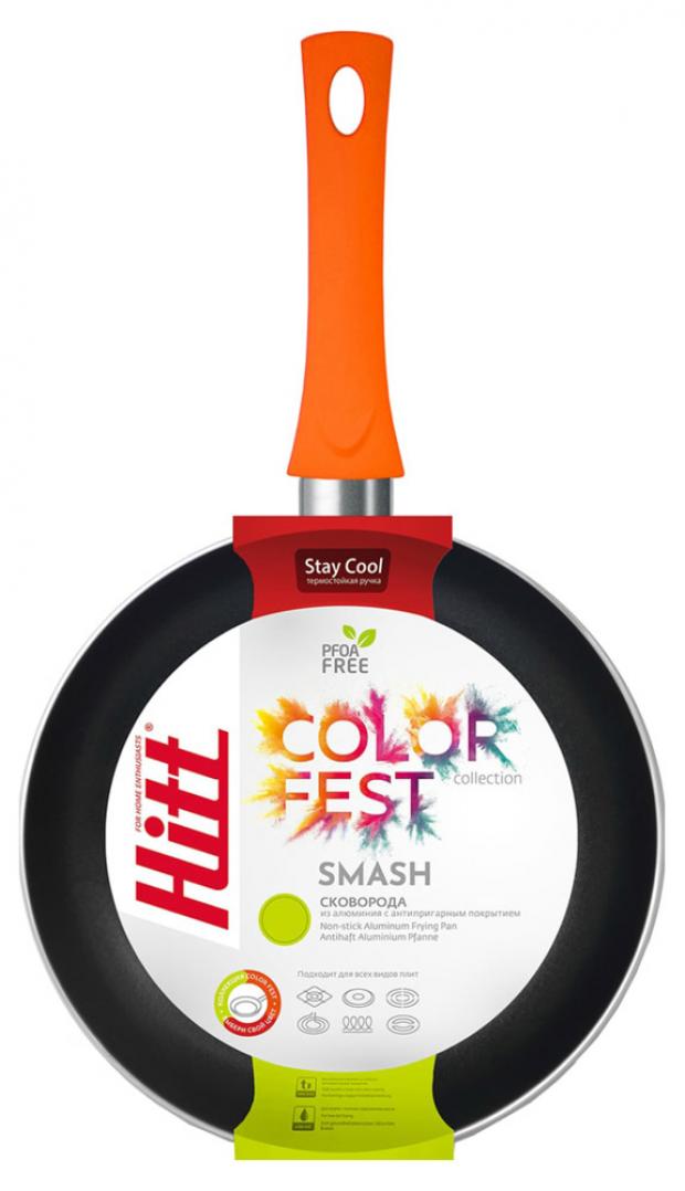 

Сковорода Hitt Colorfest Smash для индукционных плит, 26 см