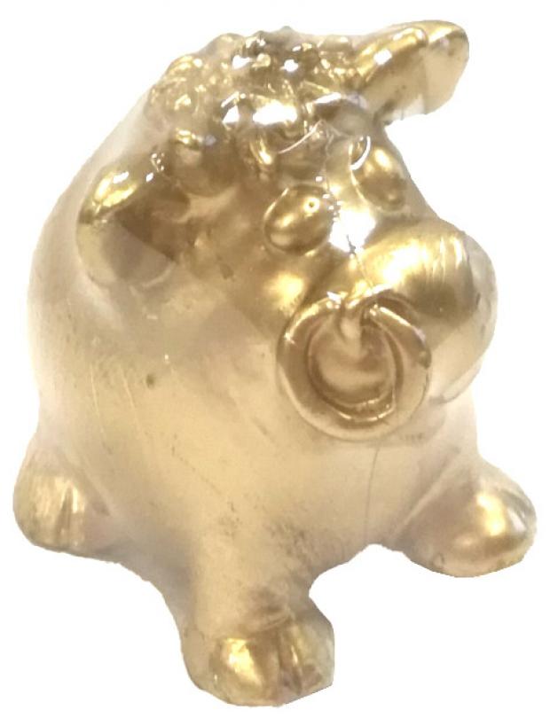 

Свеча Символ года золотая, 7,5 см