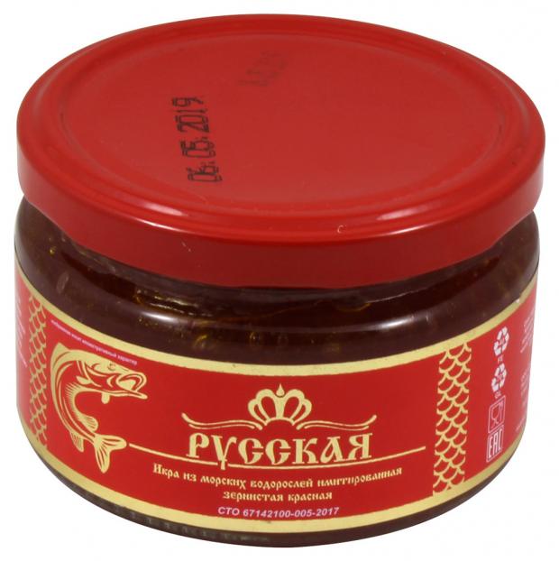 

Икра красная имитированная Greenadini Русская, 120 г