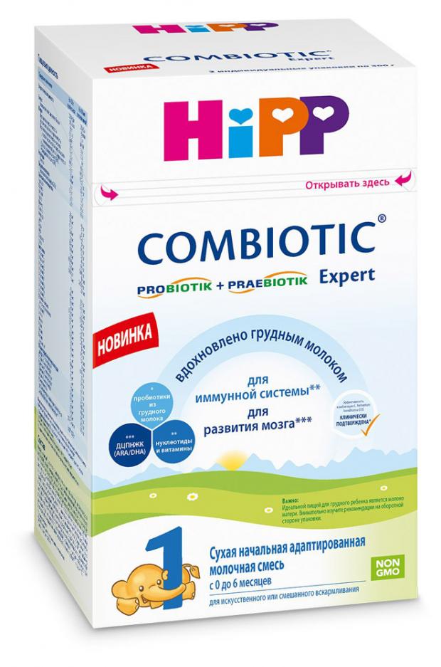 Смесь сухая молочная HiPP HiPP Combiotic Expert 1 с рождения, 600 г
