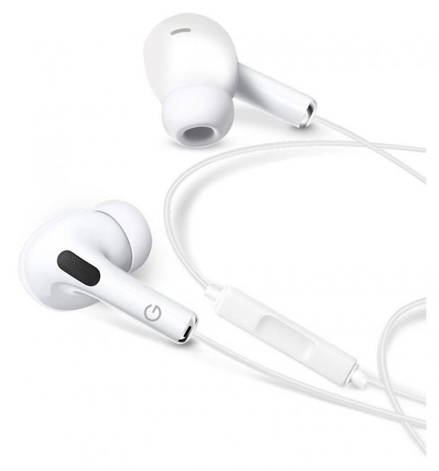 Наушники Gal HM-095 с микрофоном белые 291₽