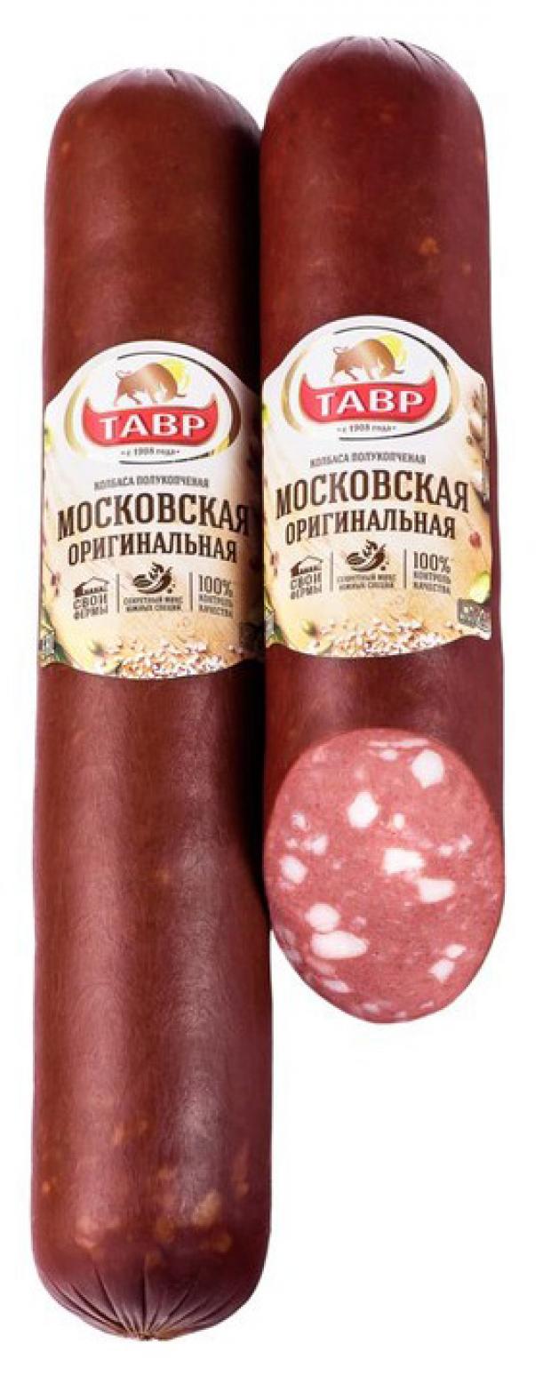

Колбаса полукопченая «Тавр» Московская оригинальная, 350 г