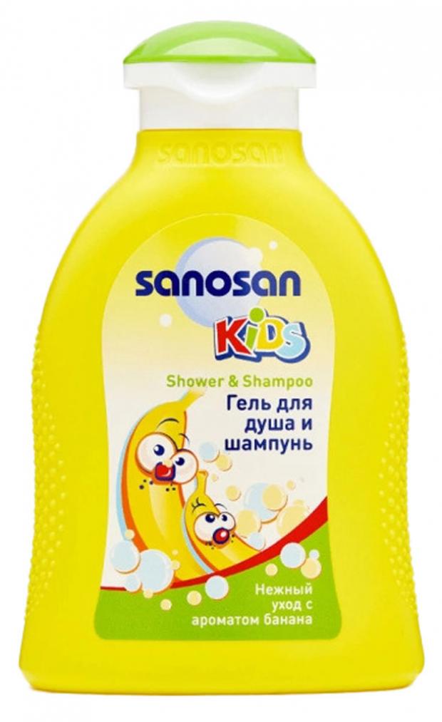 

Гель для душа и шампунь Sanosan baby Банан с 2 лет, 200 мл
