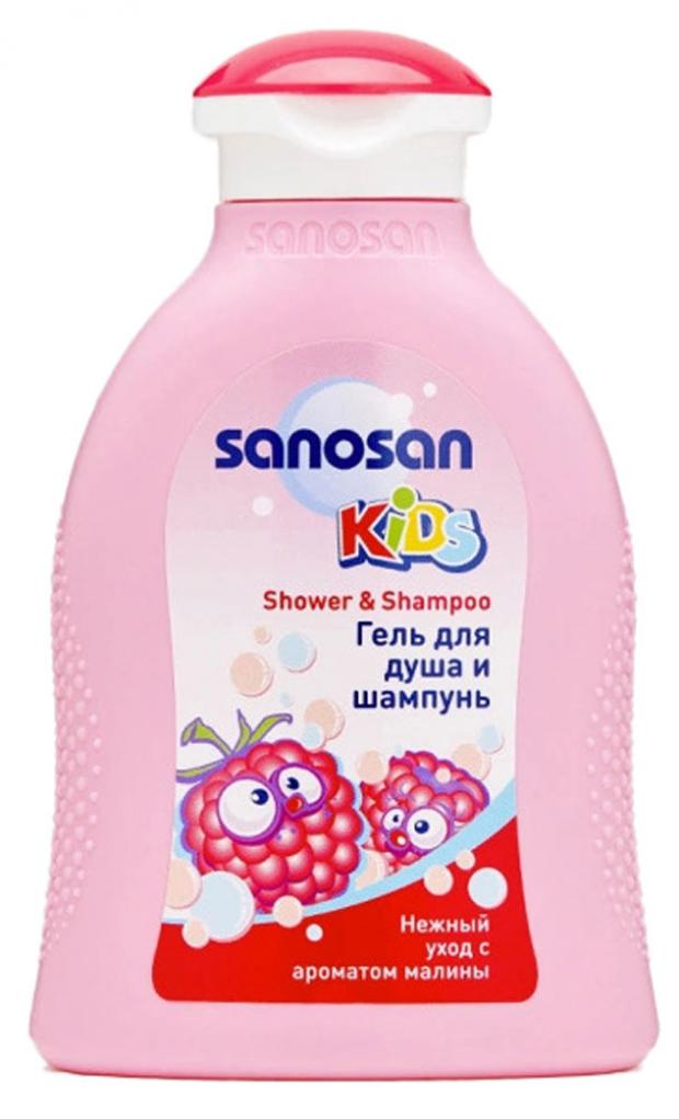 

Гель для душа и шампунь Sanosan baby Малина с 2 лет, 200 мл