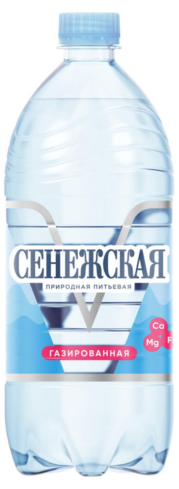 Вода минеральная «Сенежская» газированная, 1 л