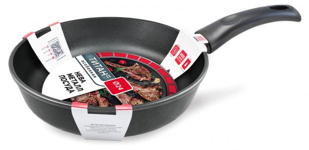 Сковорода Нева Металл Посуда Титан 24 см 2027₽