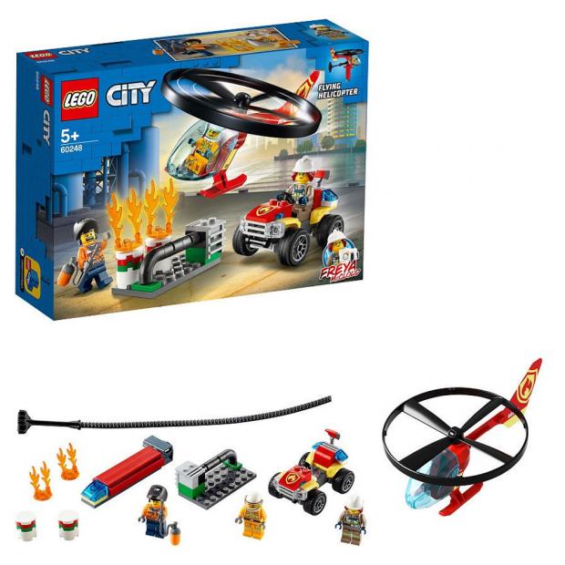 

Конструктор LEGO City 60248 Пожарный спасательный вертолёт