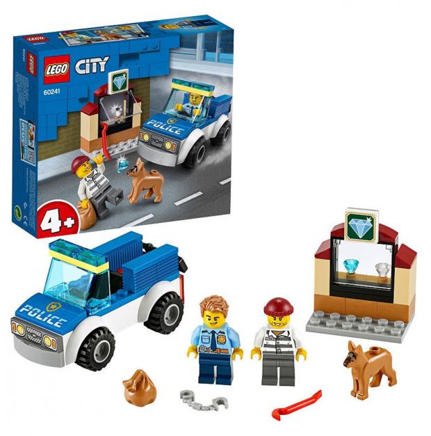

Конструктор LEGO City 60241 Полицейский отряд с собакой